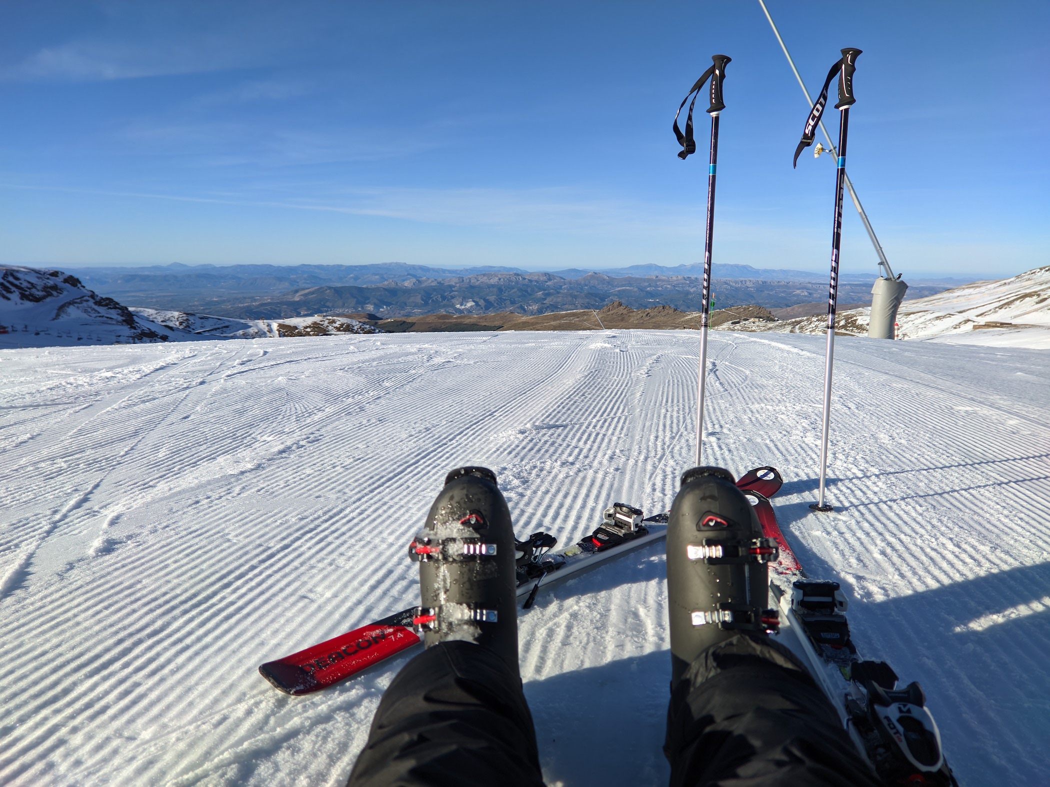 Skiing in Sierra Nevada